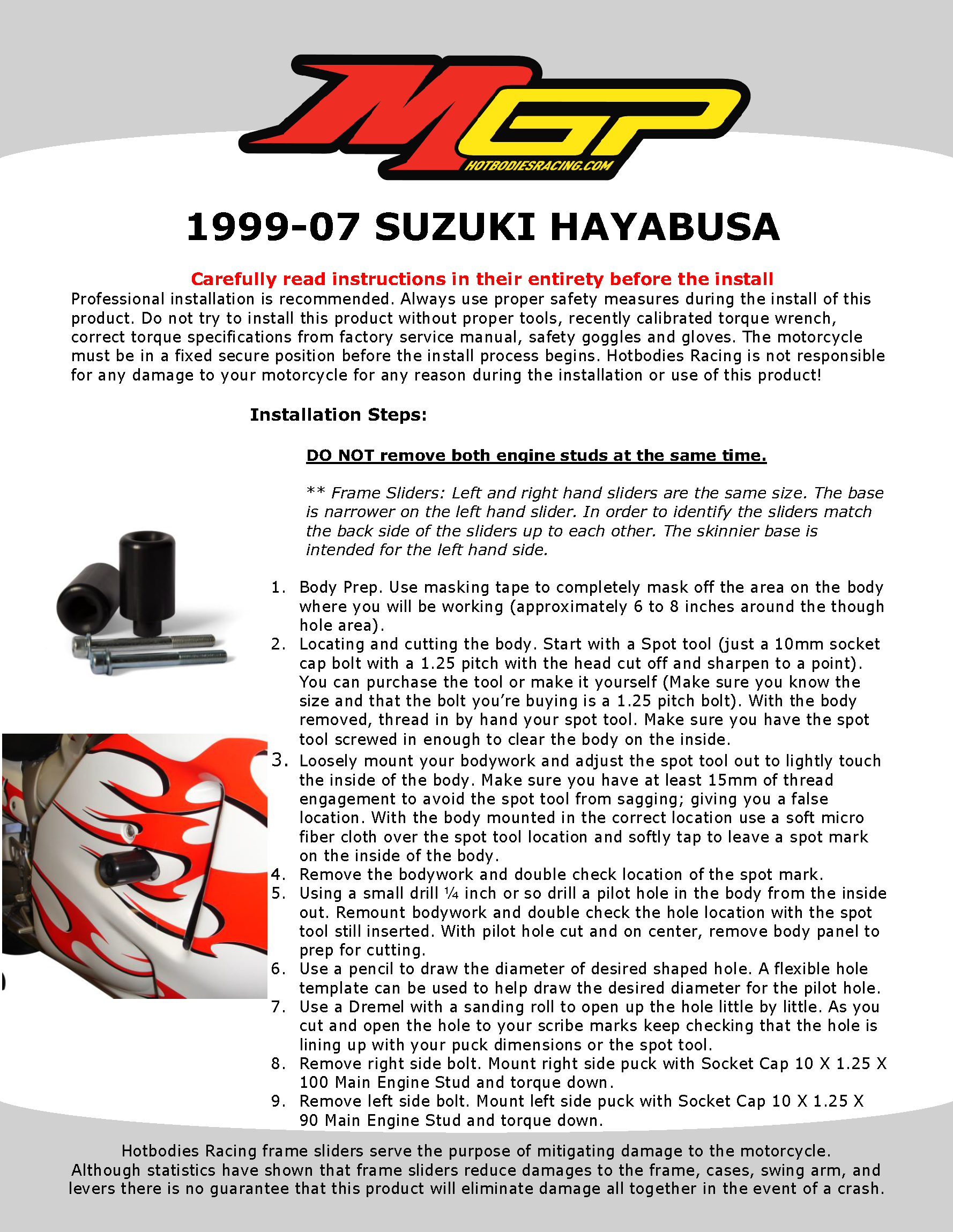 

1999-07 SUZUKI HAYABUSA Installation


