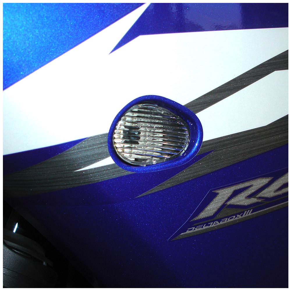 Hotbodies Racing Blue Front Turn Signals – Yamaha YZF R6, R6S, R1 2003-2014