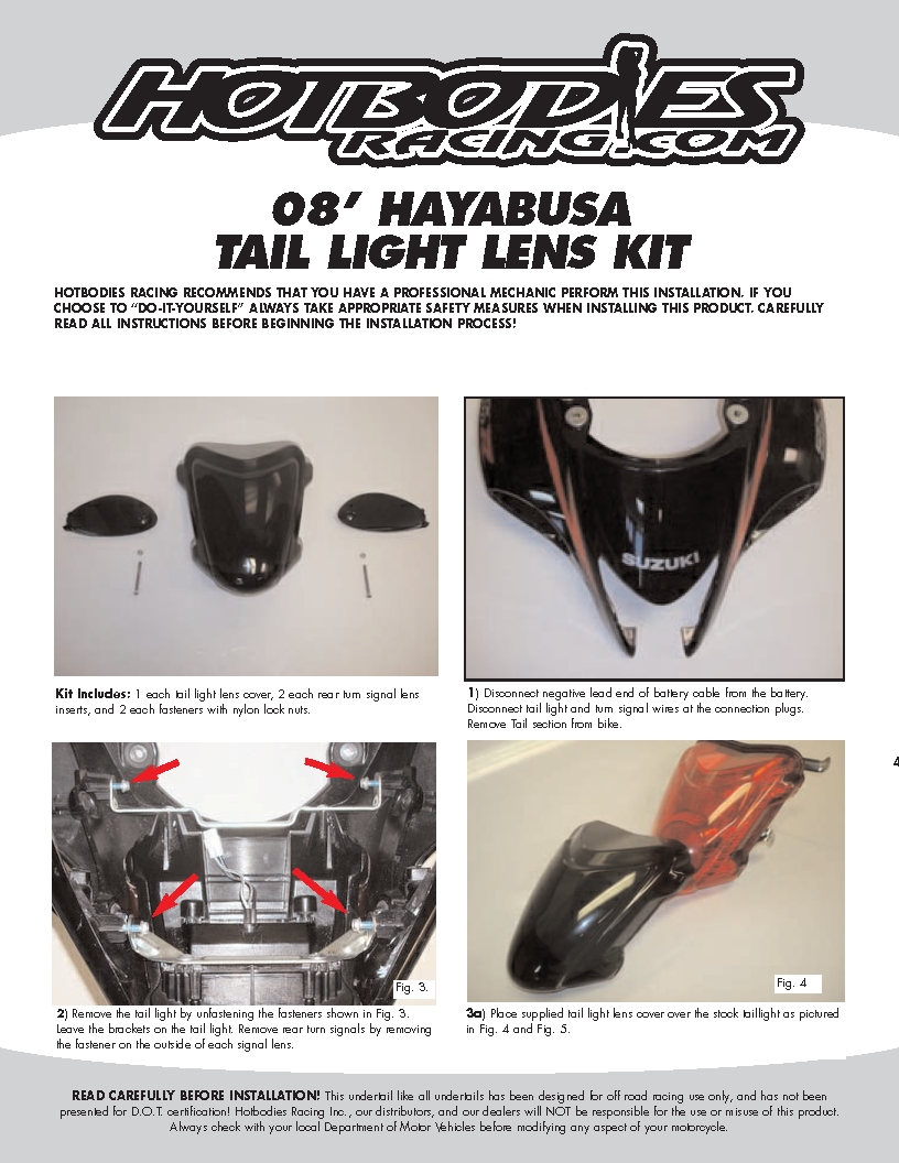 
				Hayabusa 2008-15 Custom Bodywork TL Installation
	