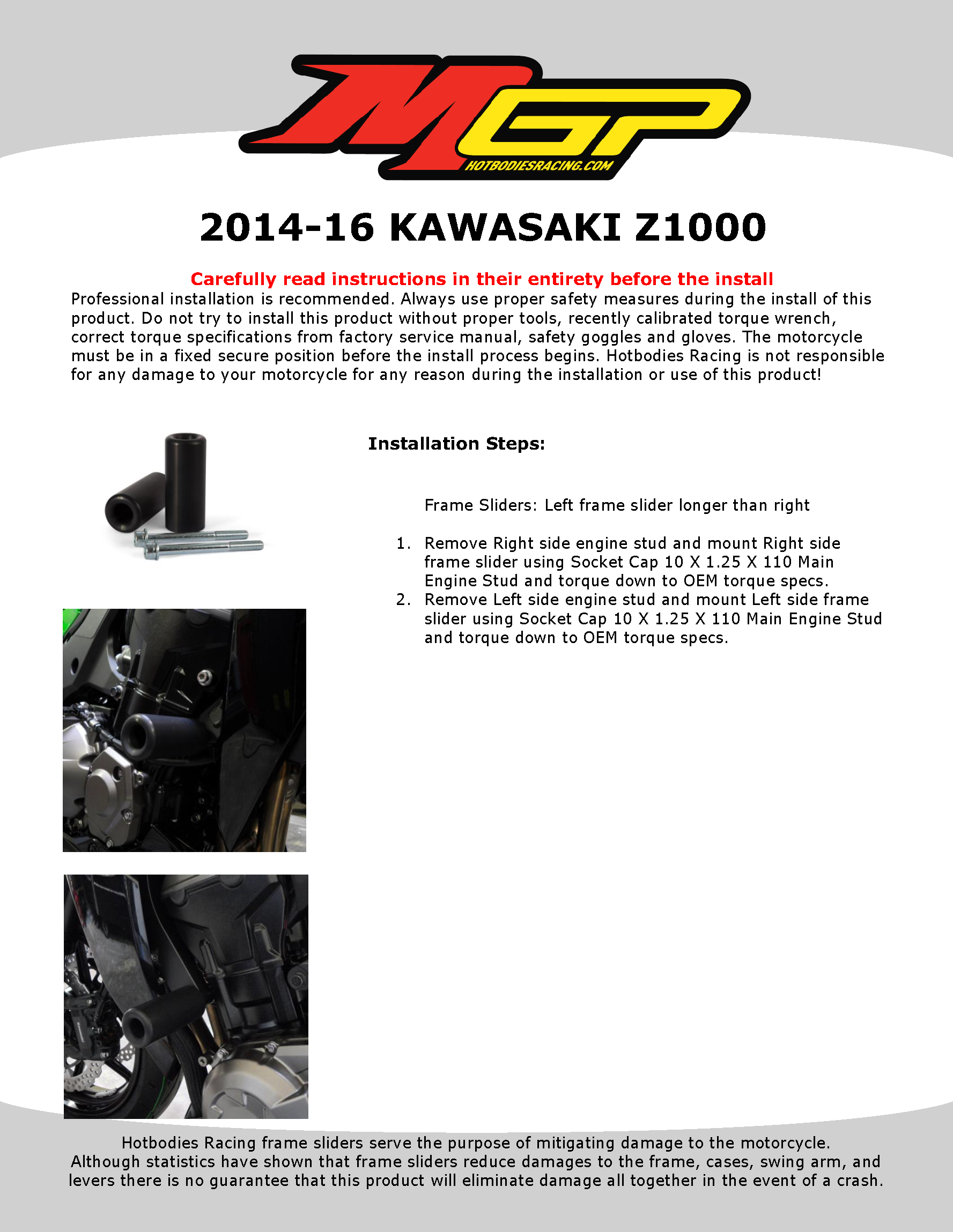 

2014-16 KAWASAKI Z1000

