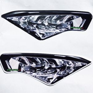 Norton Racing Kawasaki Ninja 400 2018-23 & ZX6R 21' Headlight decal set