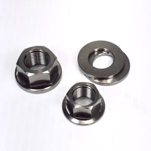 Norton Racing Yamaha YZF-R3 2015-23 Titanium Axle Nuts and Washers (Front and Rear Axles)